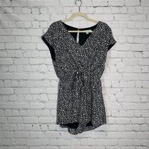She + Sky Dalmatian Romper Size Medium
